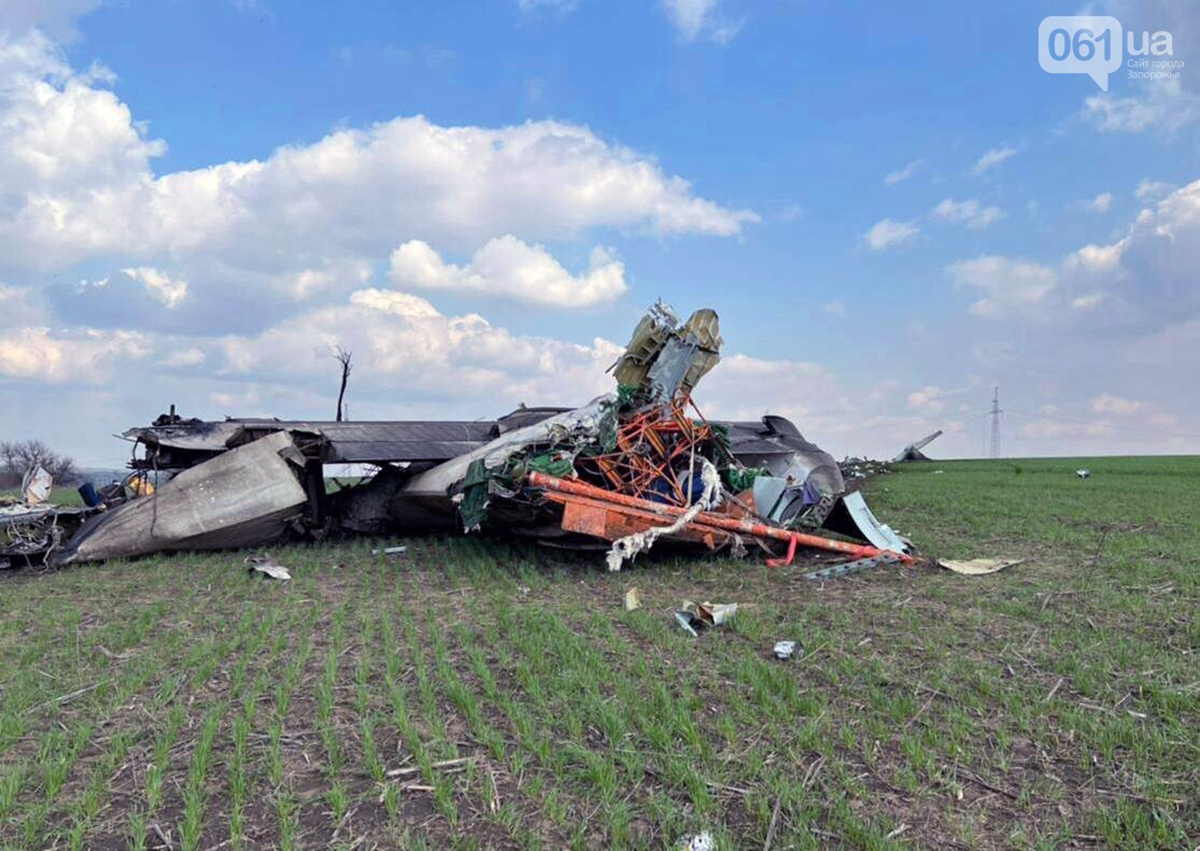 Упал военно транспортный самолет