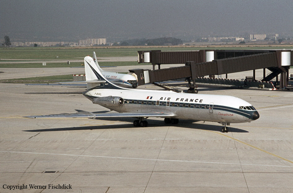 Ground accident of a Sud-Aviation SE-210 Caravelle IIIA in Frankfurt ...