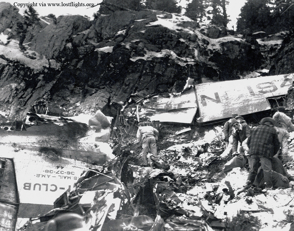 Crash of a Douglas DC-3-382 on Mt Potosi: 22 killed