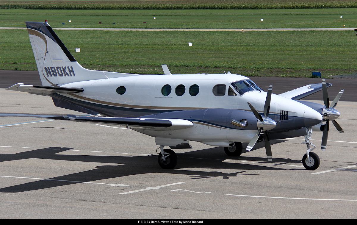 Crash of a Beechcraft C90 King Air in Sainte-Radegonde.