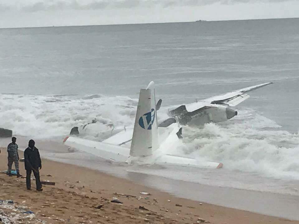 Какой самолет упал в море